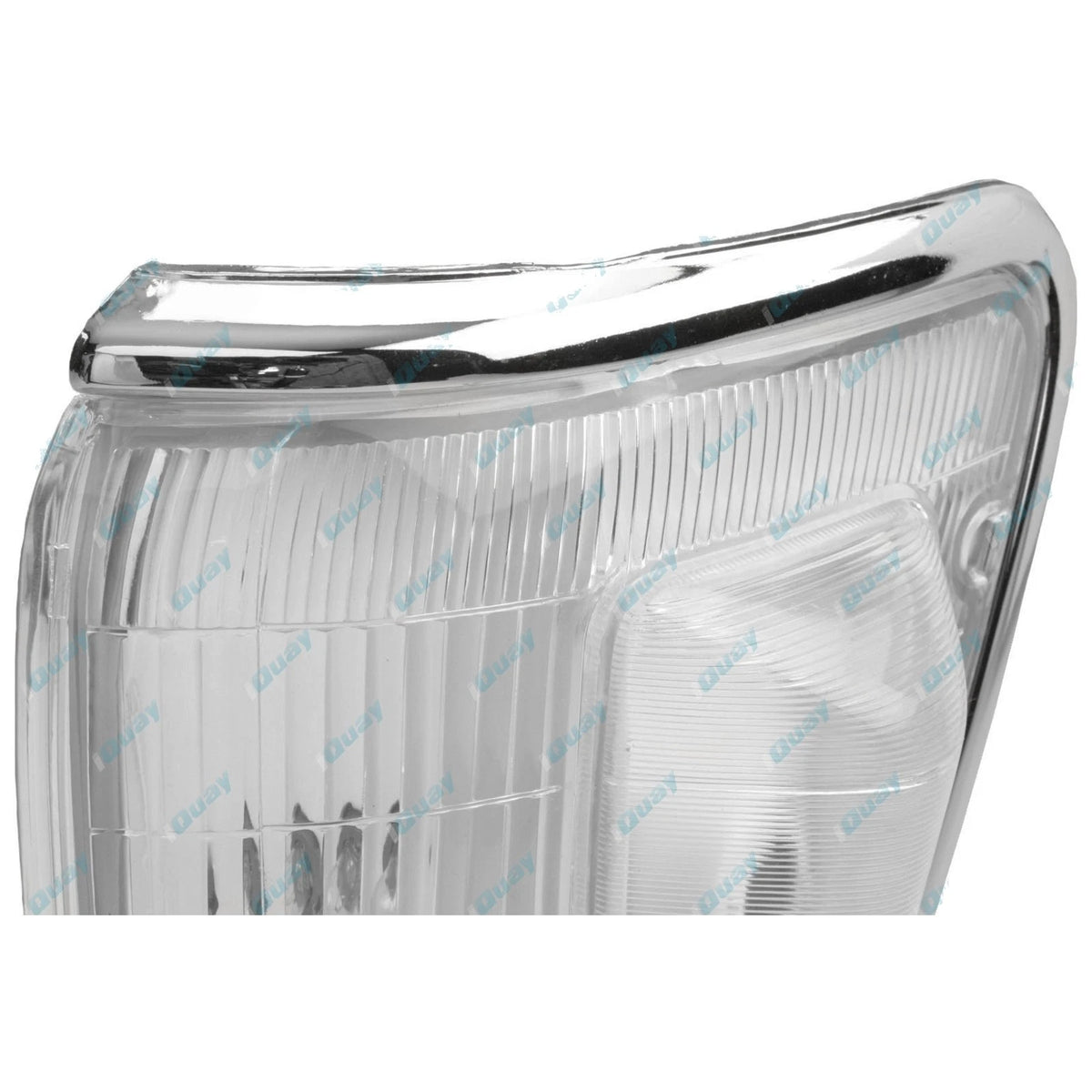 Chrome Corner Indicator Lights Pair w/Clear Hump for Toyota Hilux (1994-1997)