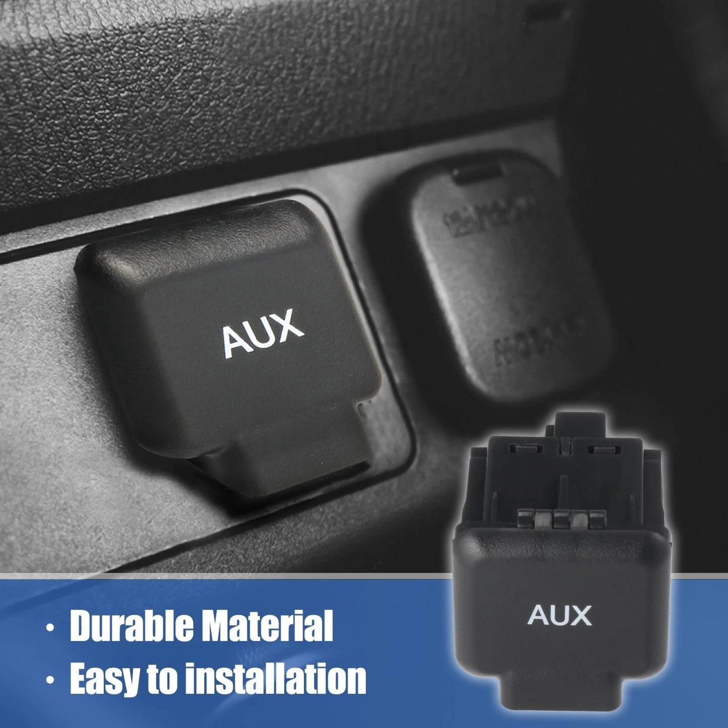 Auxiliary Input Jack Assembly for Honda Ridgeline 2006-2014