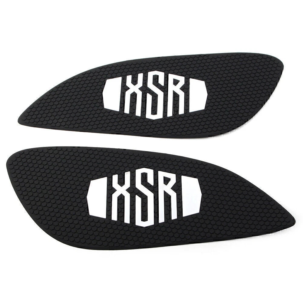 Black Slip Sticker Traction Side Gas Fuel Tank Pad for Yamaha XSR155 (2021-2023)