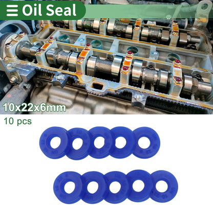 Oil Seal / 10x22x6mm / Seal Ring Rotary Shaft TPU 10 Pcs for MakeModel