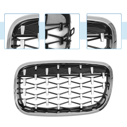 Front Hood Bumper Grille for BMW X5 X6 (2007-2013) - 1 Pair