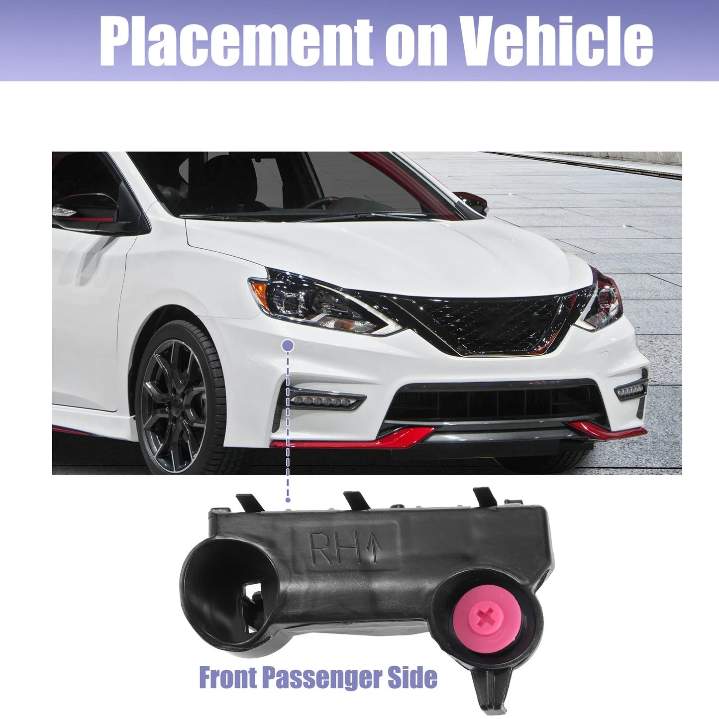 Front Right Bumper Mounting Bracket for Nissan Altima (2019-2020)