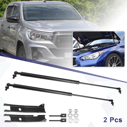 2 x Front Hood Lift Supports Struts for Toyota Hilux (2015–2019)
