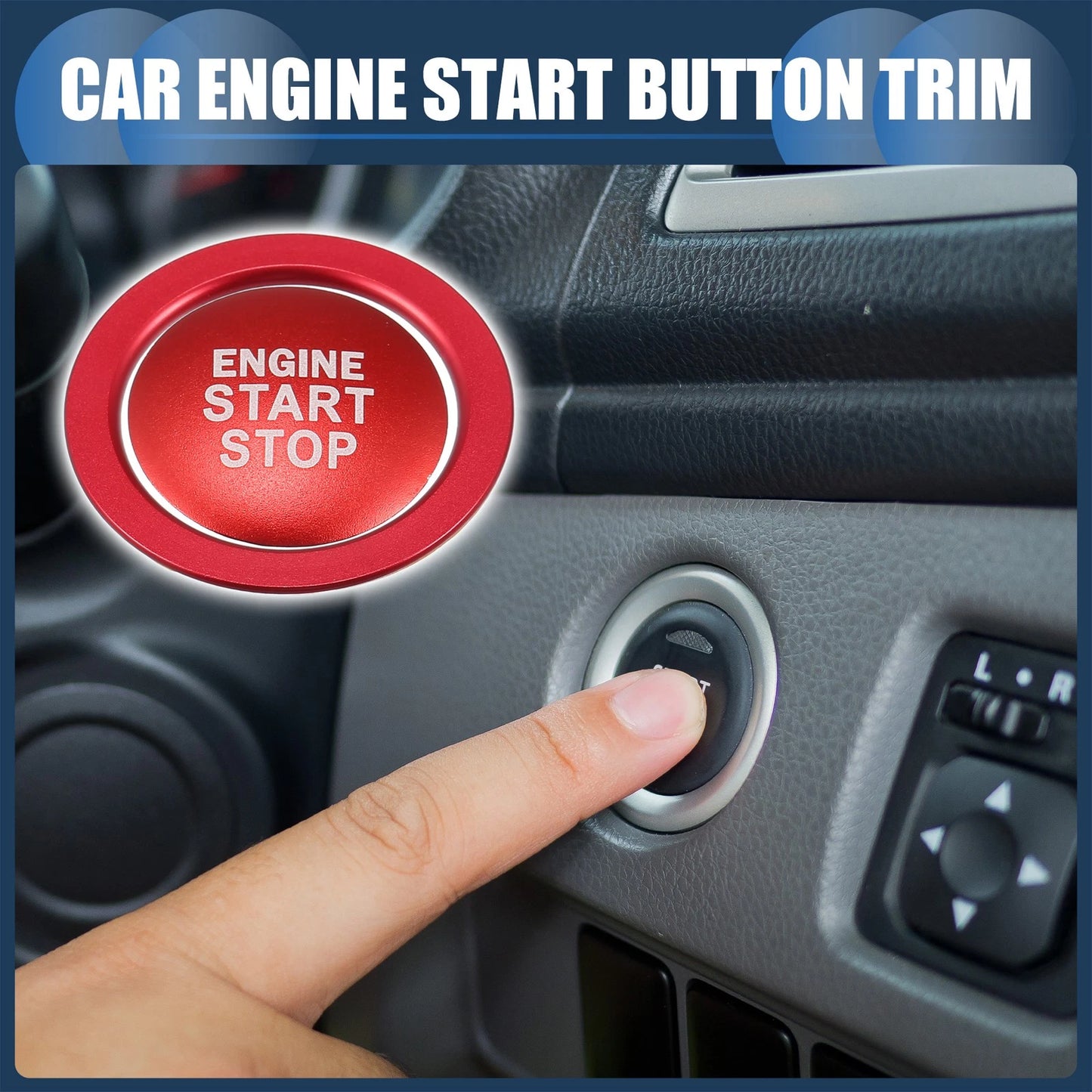 Engine Start Stop Button Cover for Toyota (2016-2023)