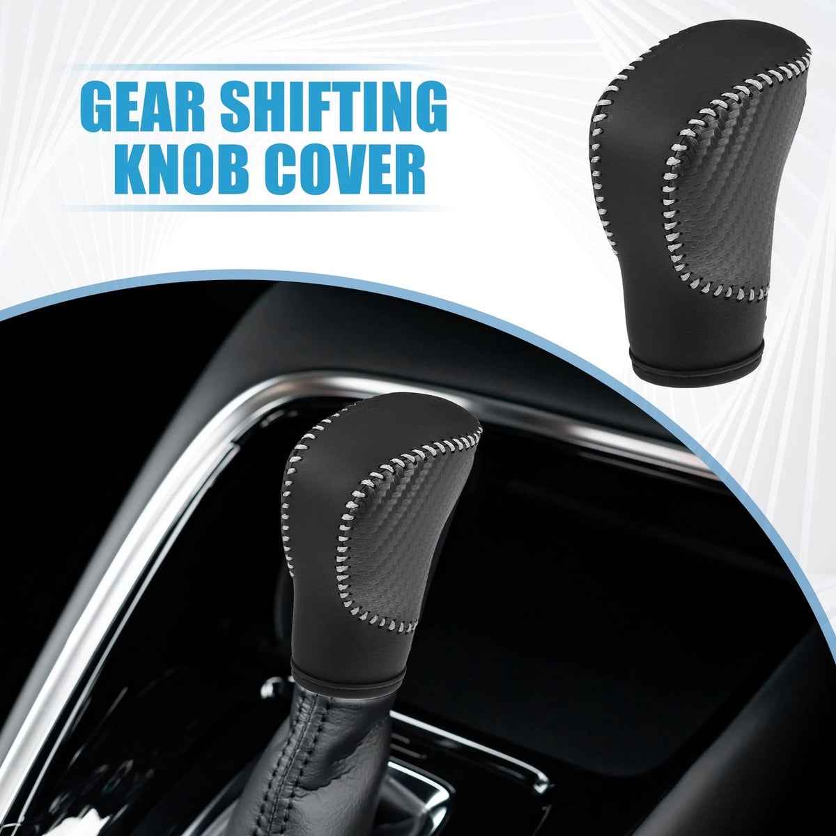 Carbon Fiber Gear Shifting Knob Cover for Honda