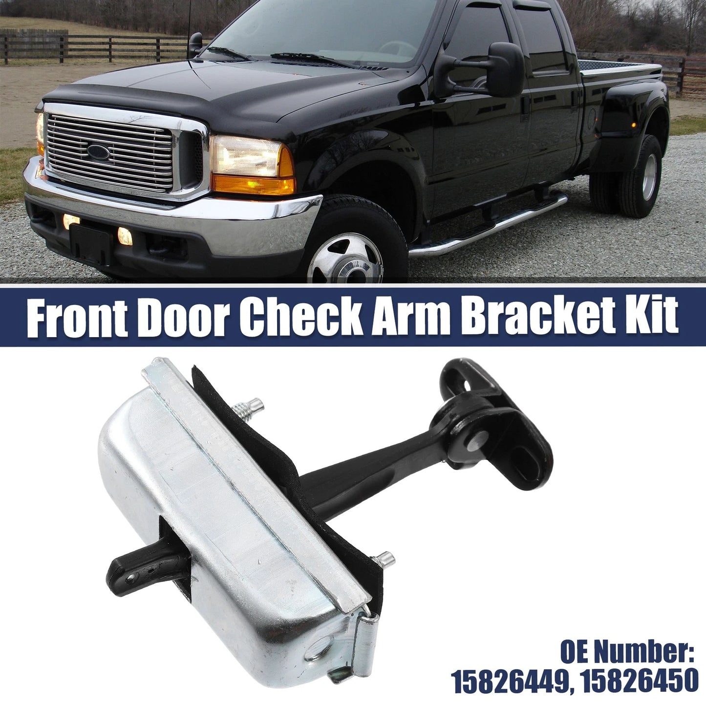 Front Left & Right Door Check Stop for Chevrolet Express / GMC Savana
