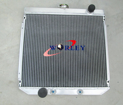 3 Row Aluminum Radiator + Fan for Ford XY XW 302 GS GT 351 Cleveland (1969-1972)
