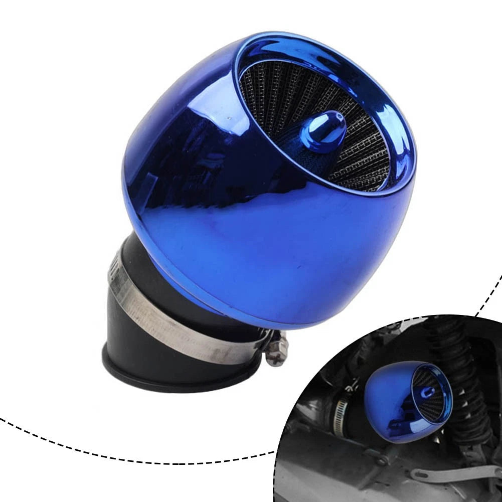 Air Intake Filter Cone Pod 28MM/35MM/42MM/48MM for ATV Scooter - Blue