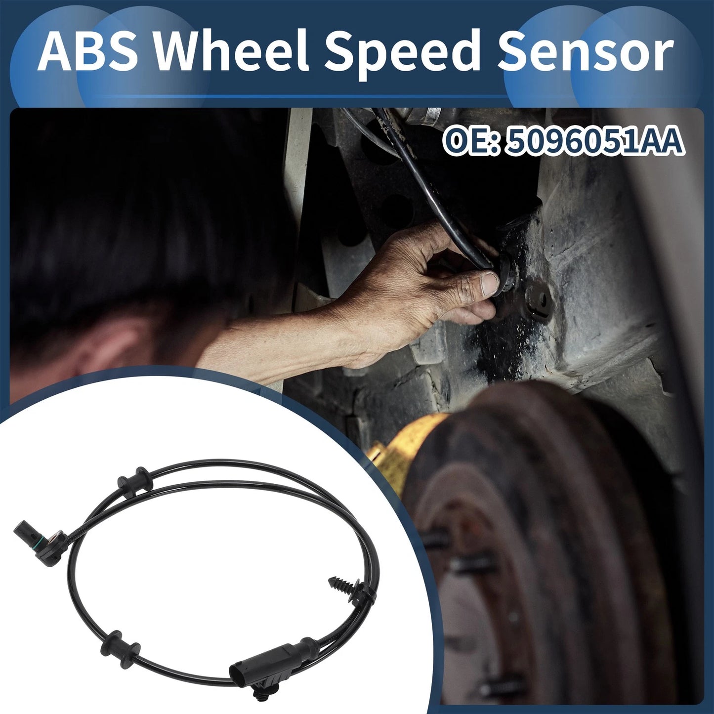 ABS Wheel Speed Sensor for Dodge Durango Front