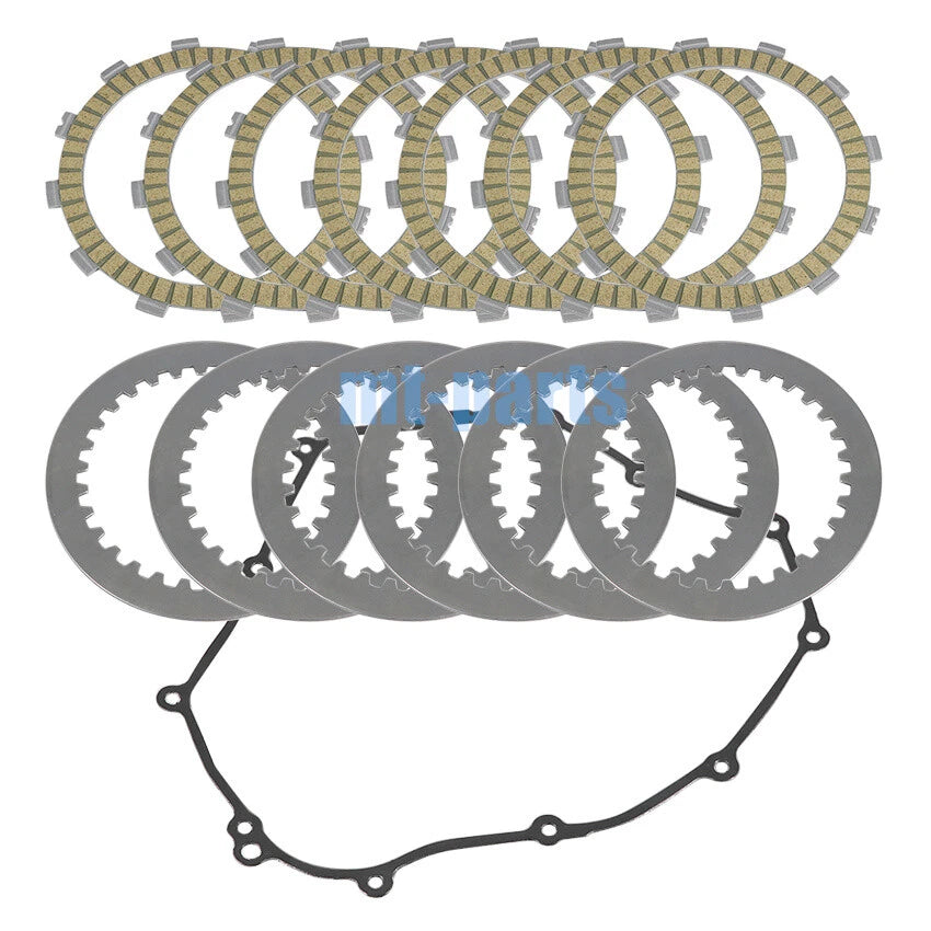 Clutch Friction Steel Plates Gasket for Yamaha MT-07 2014-2024