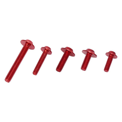 195pcs Fairing Bolts Fastener Red for Kawasaki Yamaha