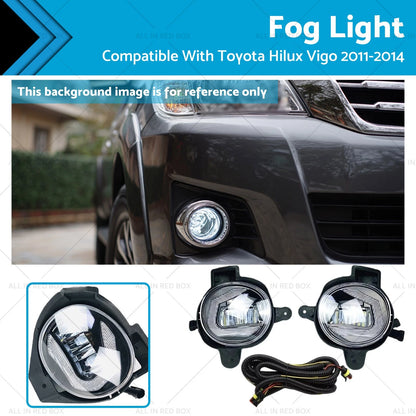 Front Fog Lights LED Dynamic Turn for Toyota Hilux Vigo (2011-2014)