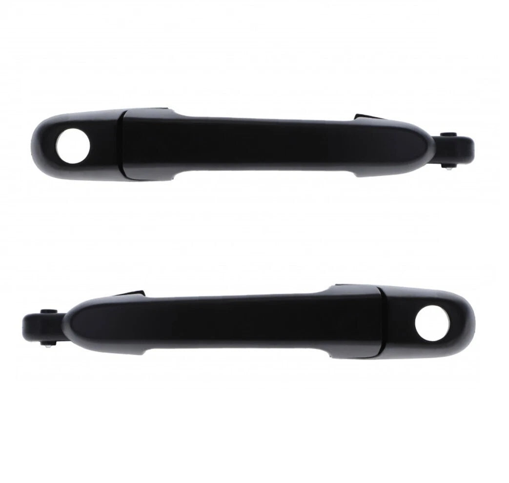 Front Left & Right SET Primed Black Outside Door Handles for Hyundai Accent (2005-2009)