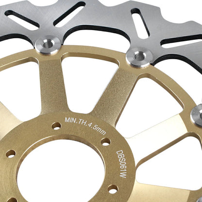 2 x Front Brake Disc Rotors for Honda CBR1100XX (1997-1998) Gold