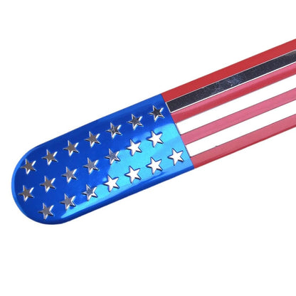 3D USA Flag Emblem Metal Stickers for Side Fender Badge