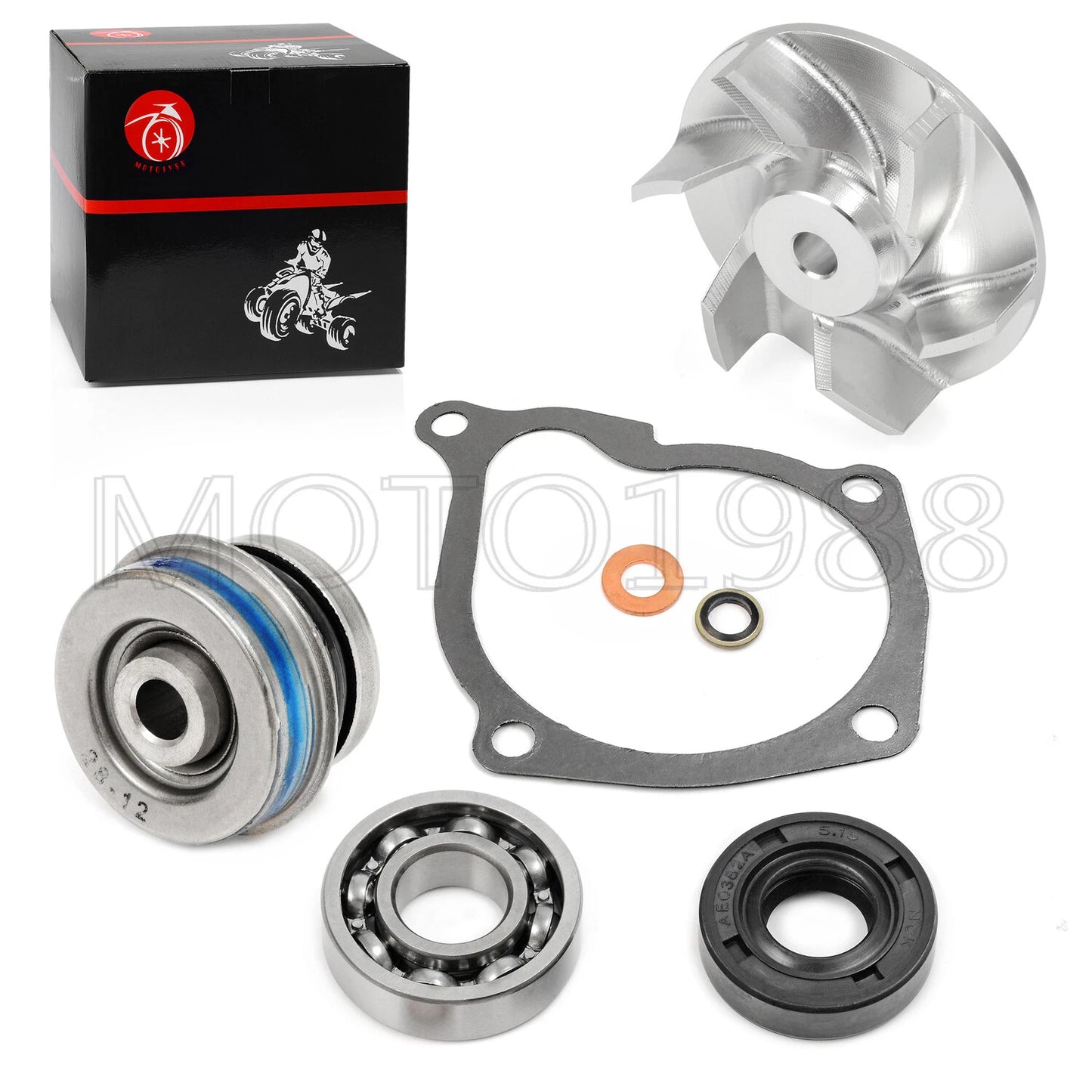 Water Pump Kit Impeller Bearing Seal Gasket for Polaris Sportsman (2001–2014)