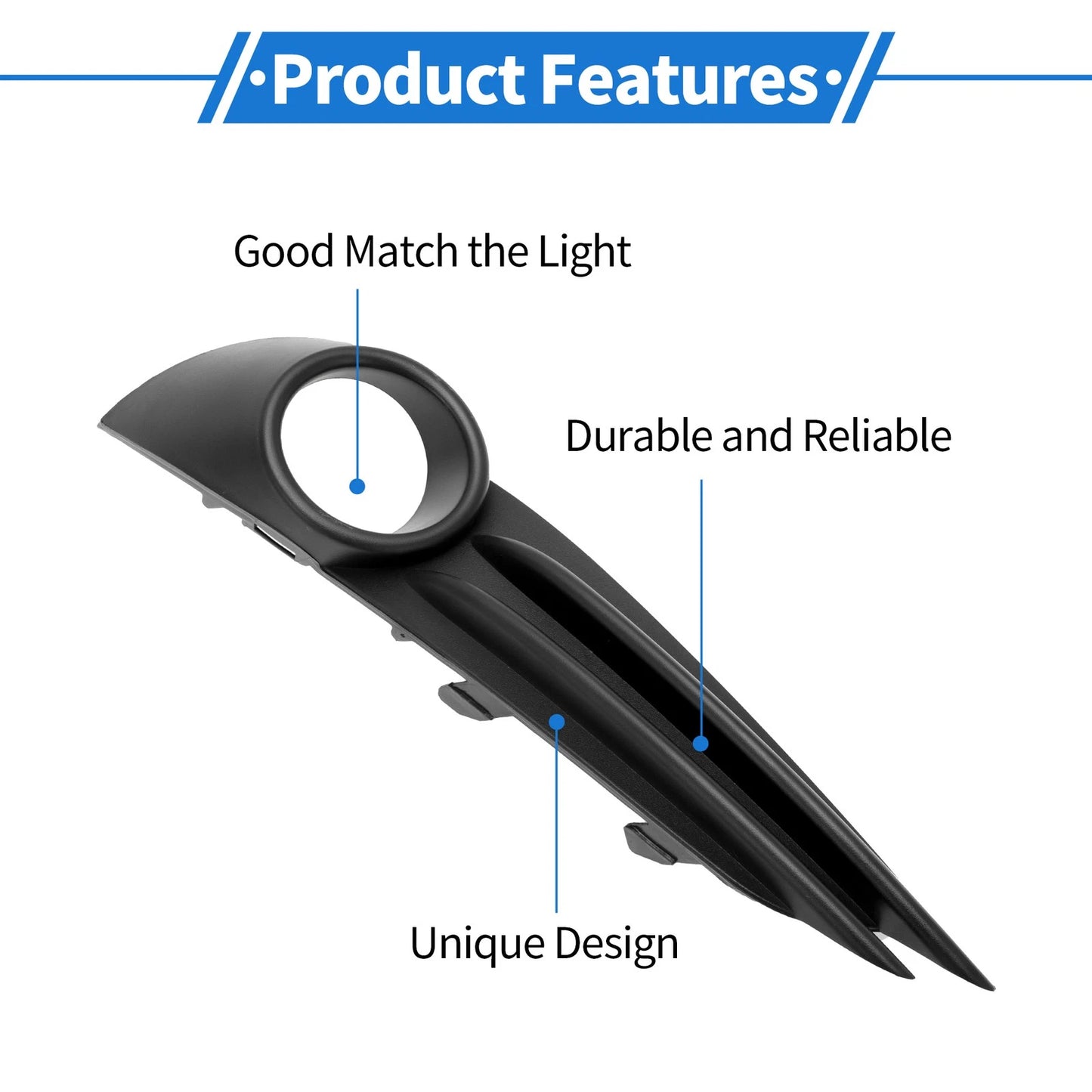 Front Right Fog Light Grill for Ford Focus ST (2013-2014)