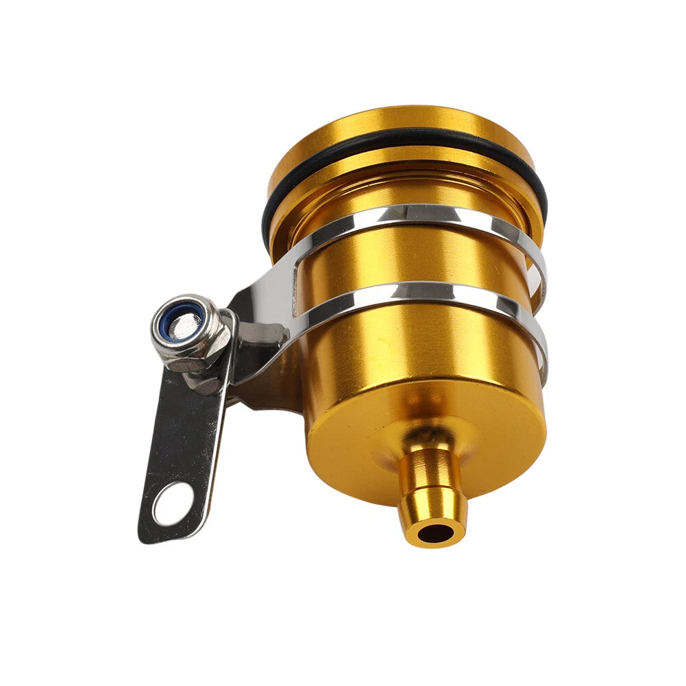 Gold Rear Brake Fluid Reservoir Clutch Oil Cup for Yamaha YZF R1 R3 R6 R25