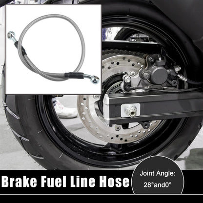 Brake Fuel Line Hose 1cm/60cm Grey for Motorcycle Scooter Bike ATV