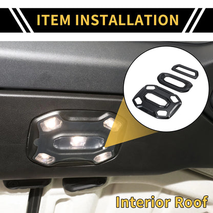 Roof Reading Light Lamp Cover for Jeep Wrangler JL (2018-2023)