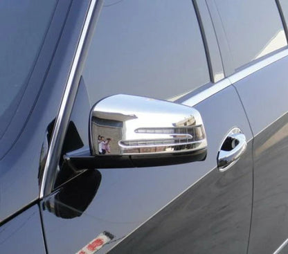Chrome Side Door Mirror Covers for Mercedes Benz CL-Class (2006-2009)