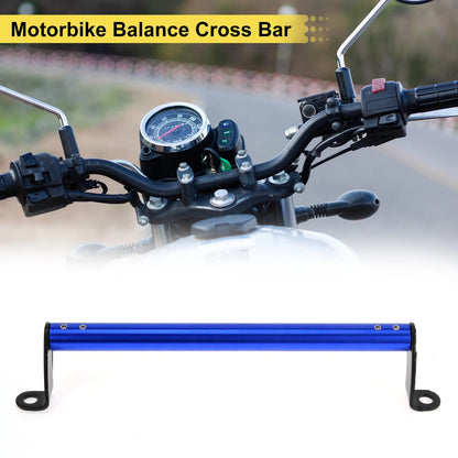 Cross Bar / 0.41" Hole / Balance Handlebars Blue for Motorcycle
