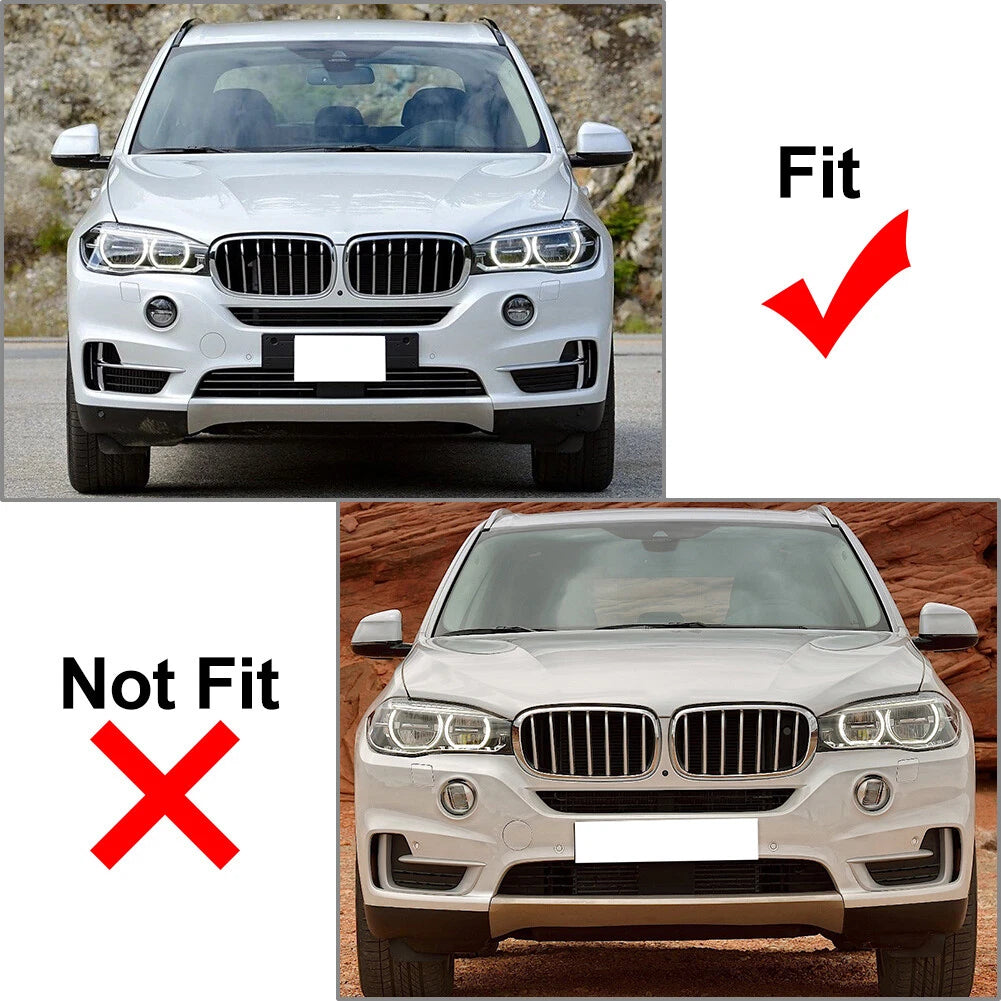 Chrome Front Bumper Grille Trim Left Side for BMW X5 (2014-2018)