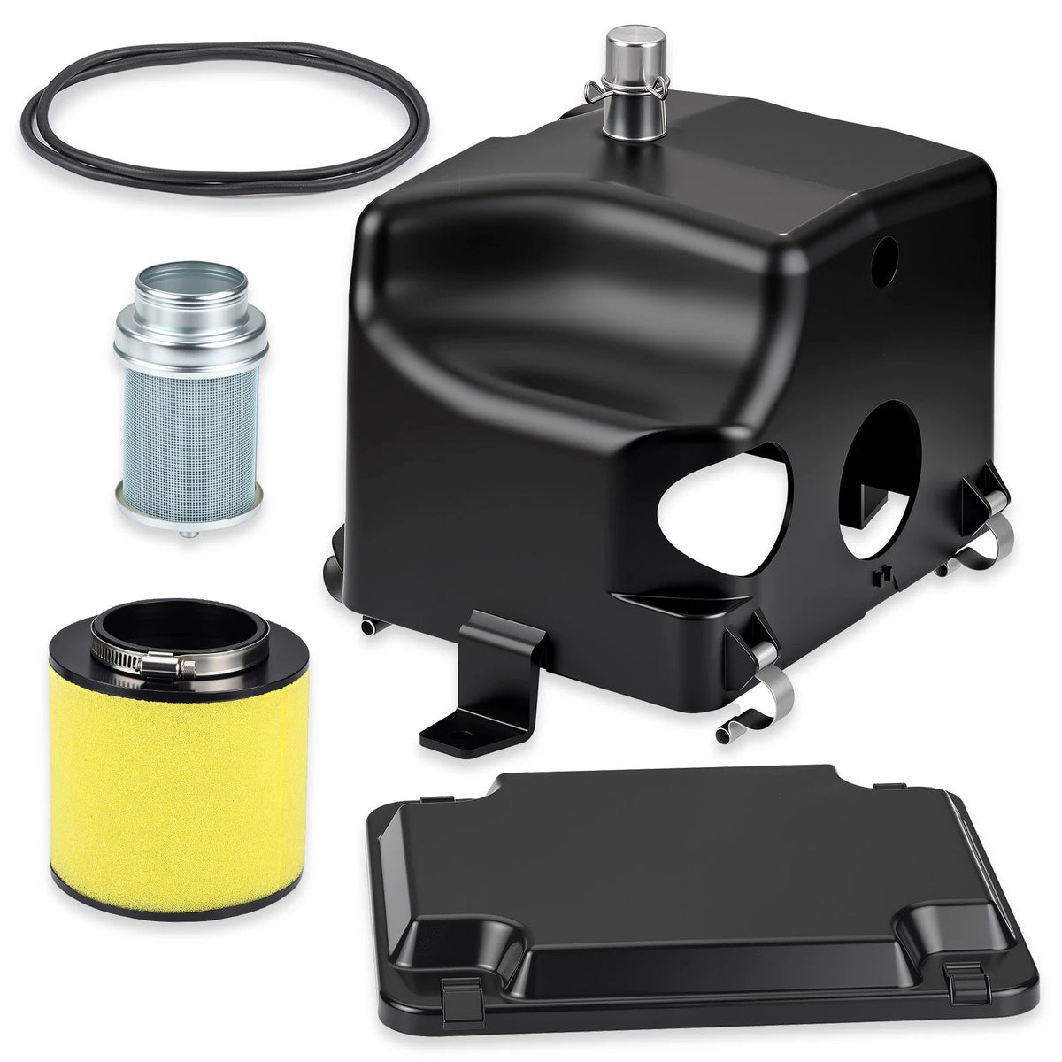 Air Filter Box + Lid Cap & Seal w/ Clip For Honda Foreman TRX400FW (1995–2003)