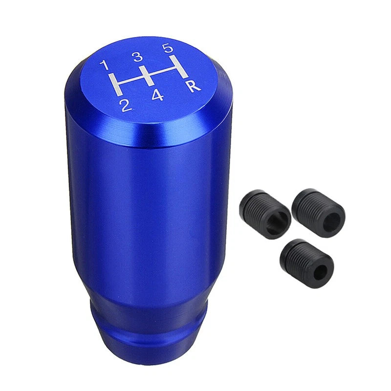 5 Speed Manual Shift Knob Gear Shifter for Car with 3 Adapters