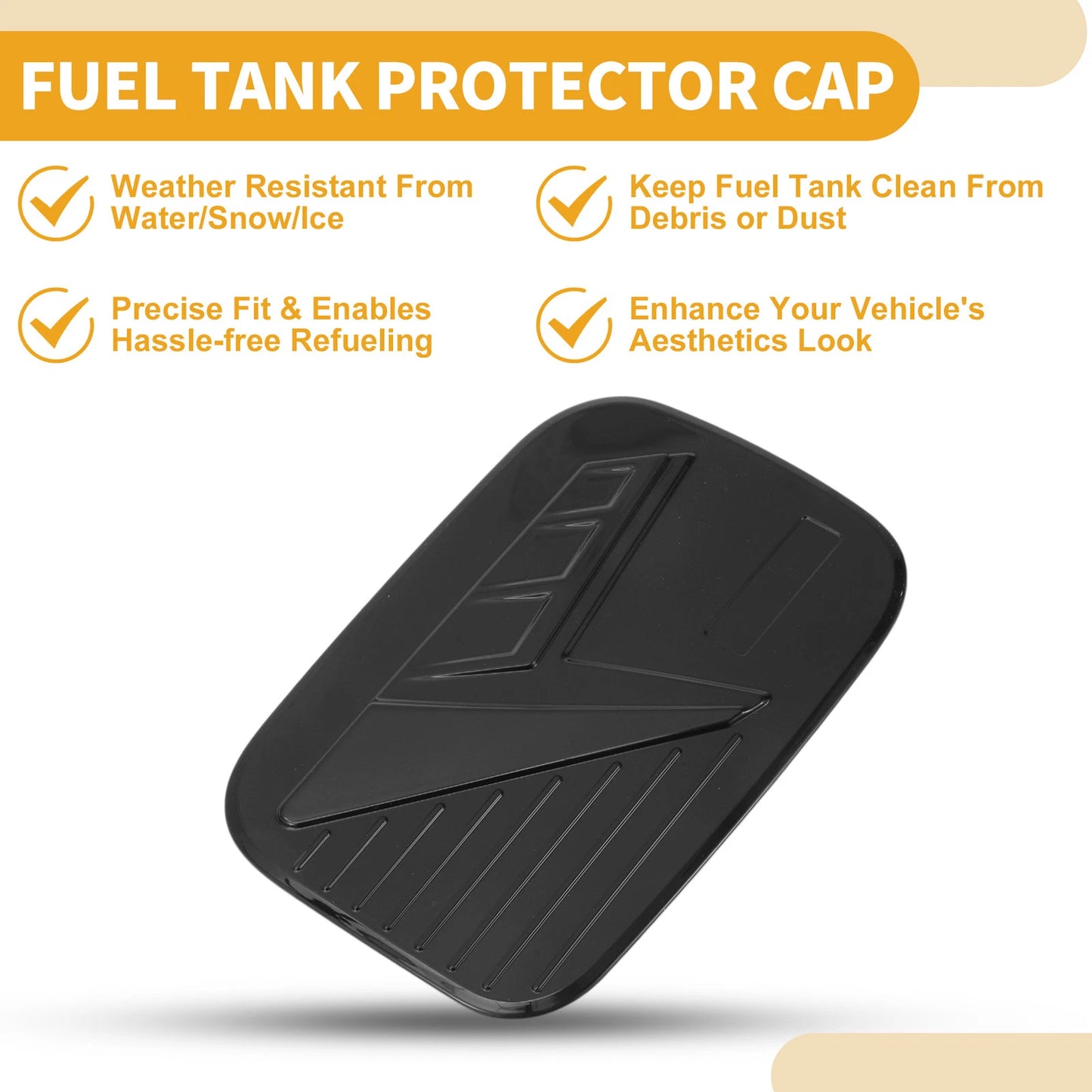 Fuel Tank Door Cap Cover for Honda CRV (2023-2025) Black