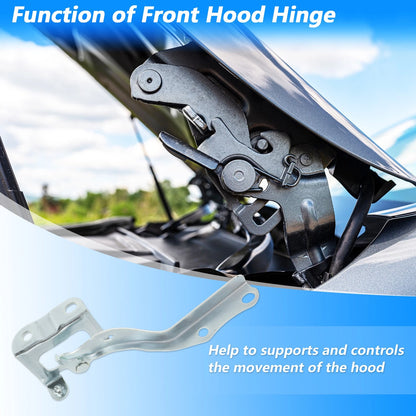 Front Left Right Hood Hinge for Toyota Prius (2010–2015)