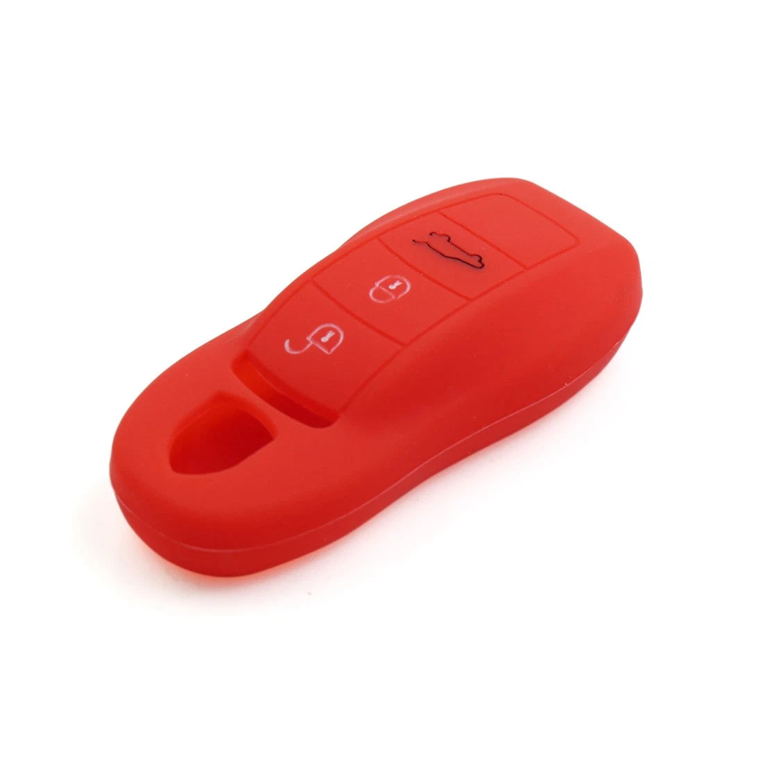 Case Cover Red Silicone Remote Key Fob for Porsche Macan Panamera Cayenne