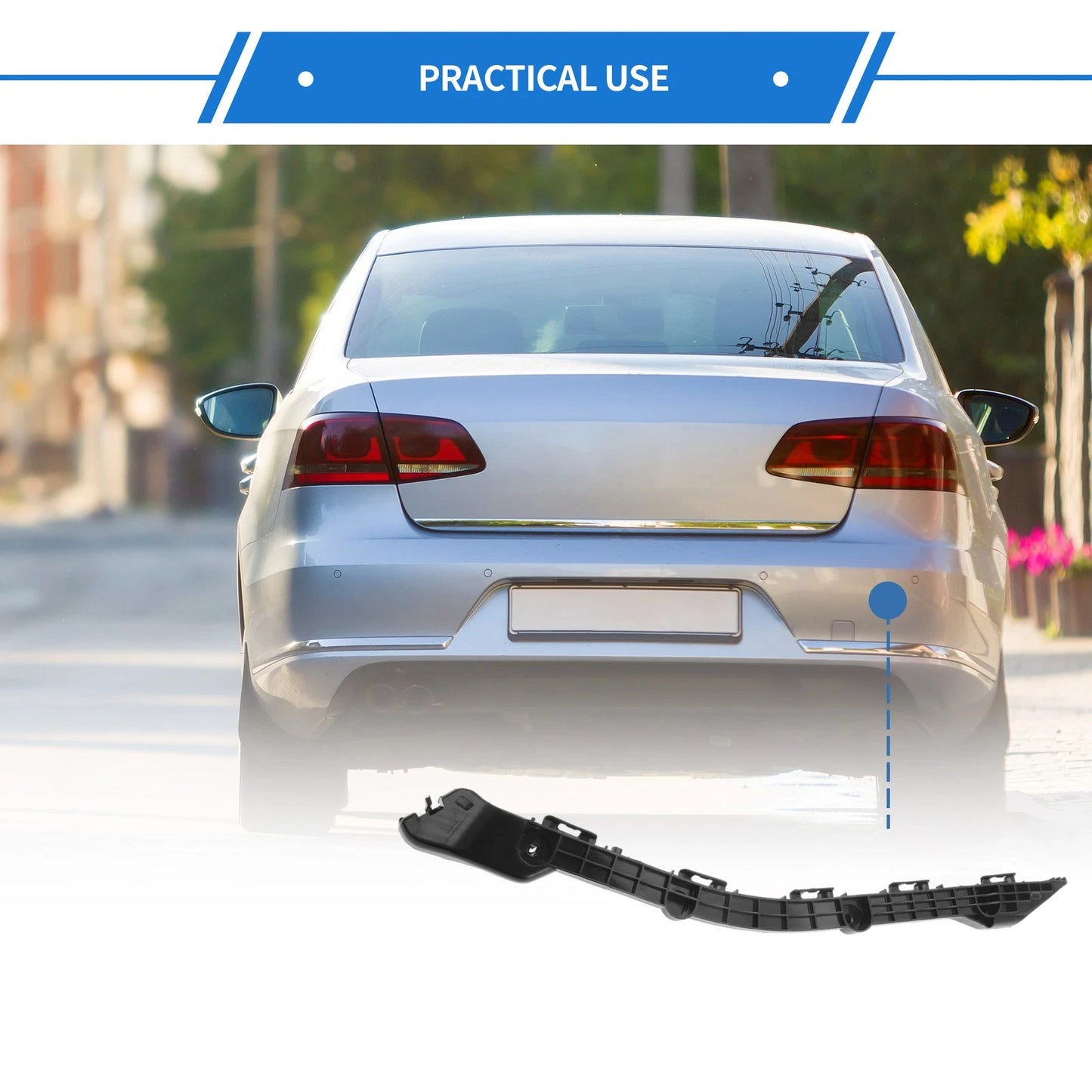 1pc Right Rear Bumper Retainer Bracket for Toyota Corolla (2014–2019)
