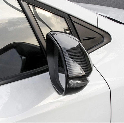 Carbon Fiber Side Door Rearview Mirror Cover Trim for Toyota Corolla (2019-2023)