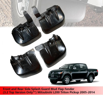 Splash Guards for Mitsubishi L200 Triton (3.2L) (2005-2014)