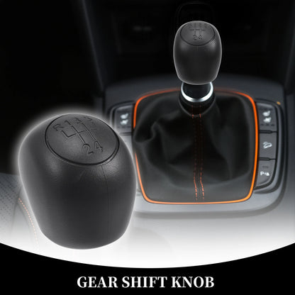 5 Speed Manual Gear Shift Knob for Fiat Ducato (1994-2006) Black Plastic