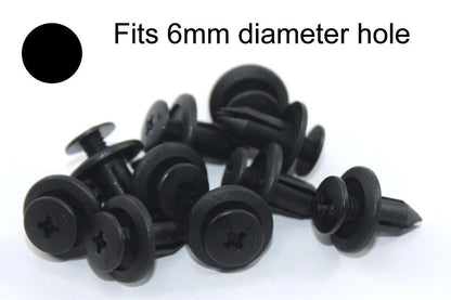 10x Fairing Rivet Clips for Yamaha Honda Suzuki BMW Triumph