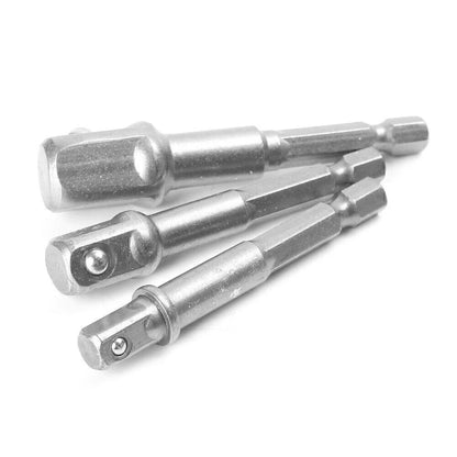 Socket Adapter Set for Impact Driver & Drill - 1/4", 3/8", 1/2" (No Year)
