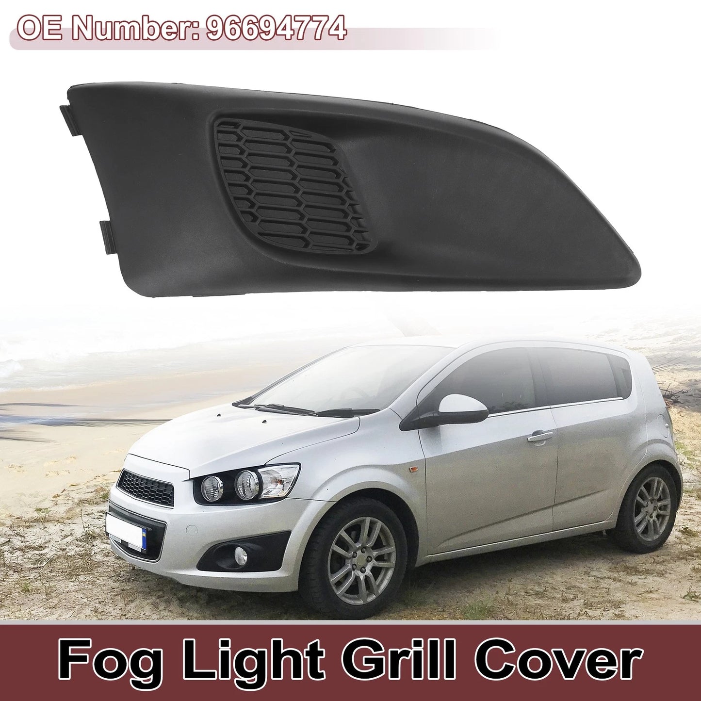 Front Right Fog Light Grill for Chevrolet Sonic (2012-2016)