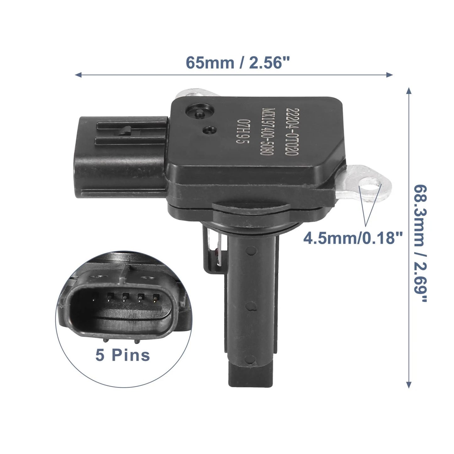 MAF Mass Air Flow Meter Sensor for Toyota Matrix/Corolla (2009–2012)