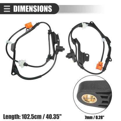 Front Left Right ABS Sensors  for Honda Accord (1998-2002)