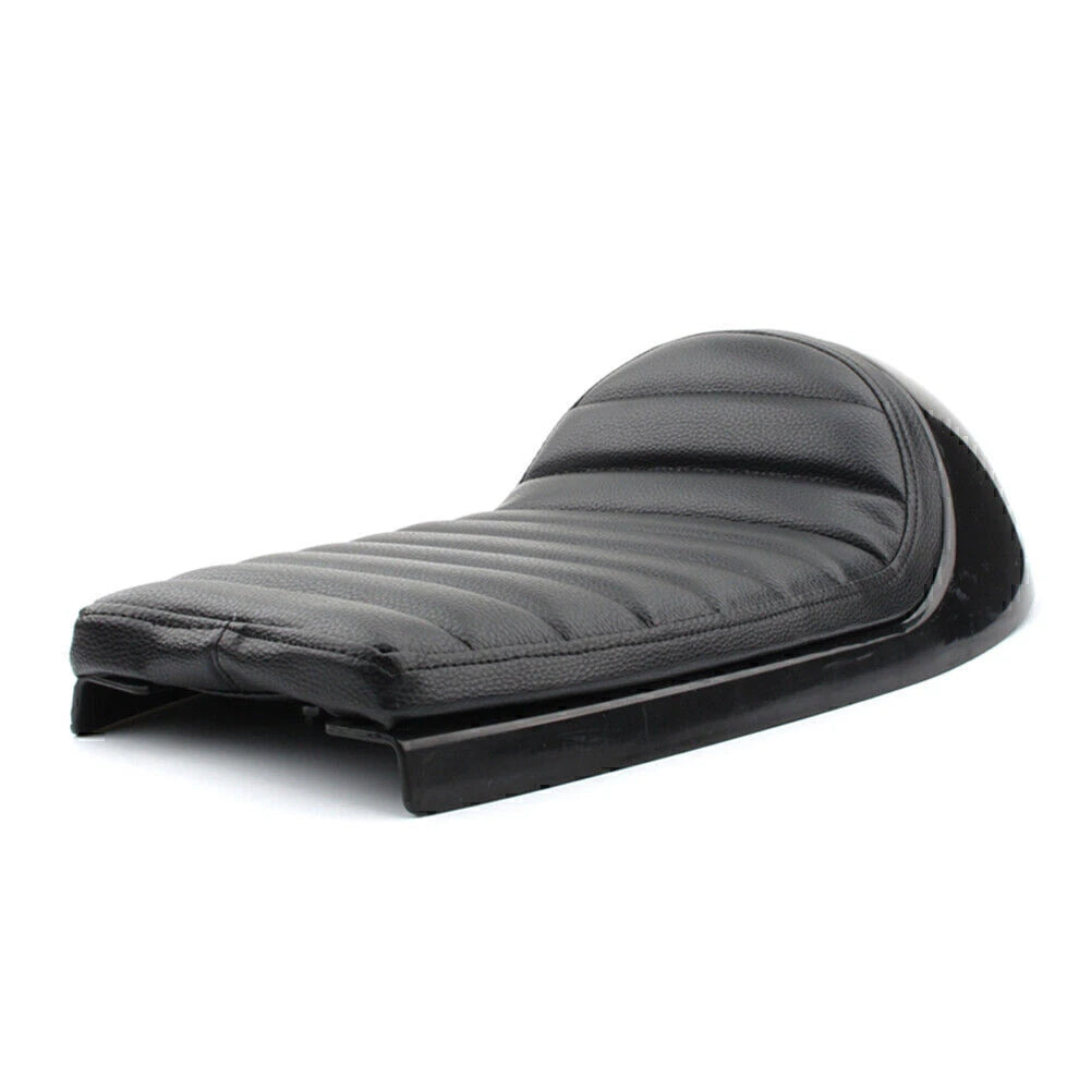 Universal Cafe Racer Seat Pan Vintage Cushion for Scrambler Black