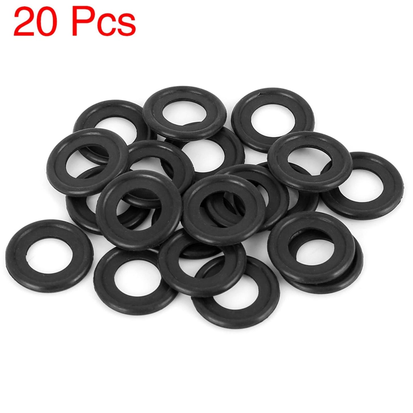 20x M12 Rubber Drain Plug Gasket Washers & Seal Ring for Chevy