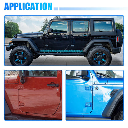 4 Door Hinge Set for Jeep Wrangler JK (2007-2018)