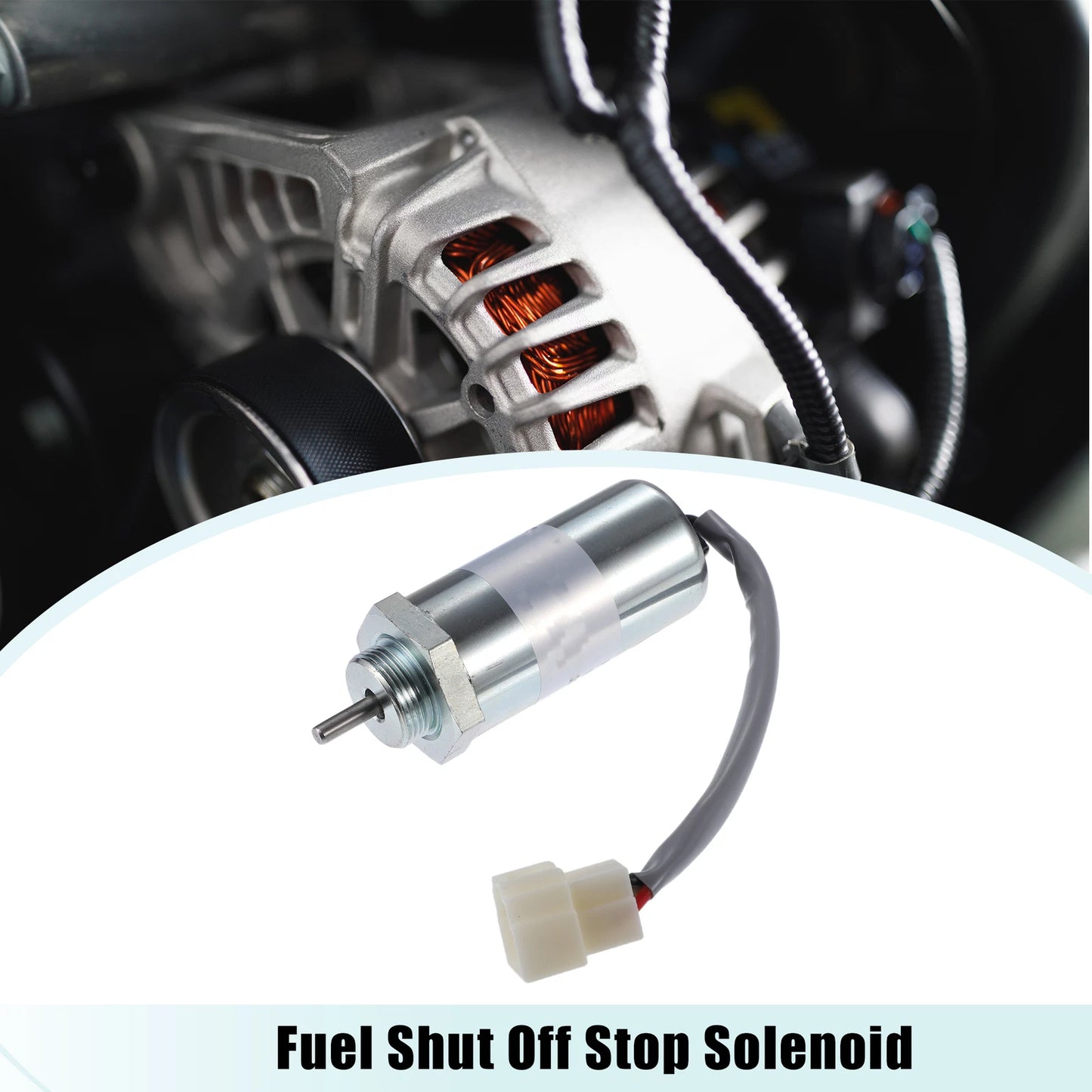 Fuel Shut Off Solenoid Valve for Isuzu 3LD1 3LD2