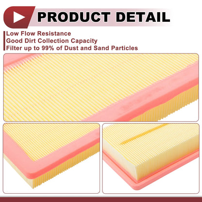 Car Engine Air Filter for Chevrolet C5 3 (2009-2019) - 1 x Quality Filter