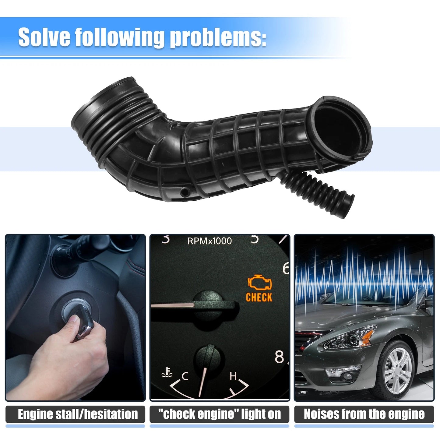 Engine Air Intake Hose Pipe Tube for BMW X3 (2003-2006)