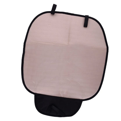 Black Car Front Seat Cushion Covers 2 x Seat Mats for Universal Fit