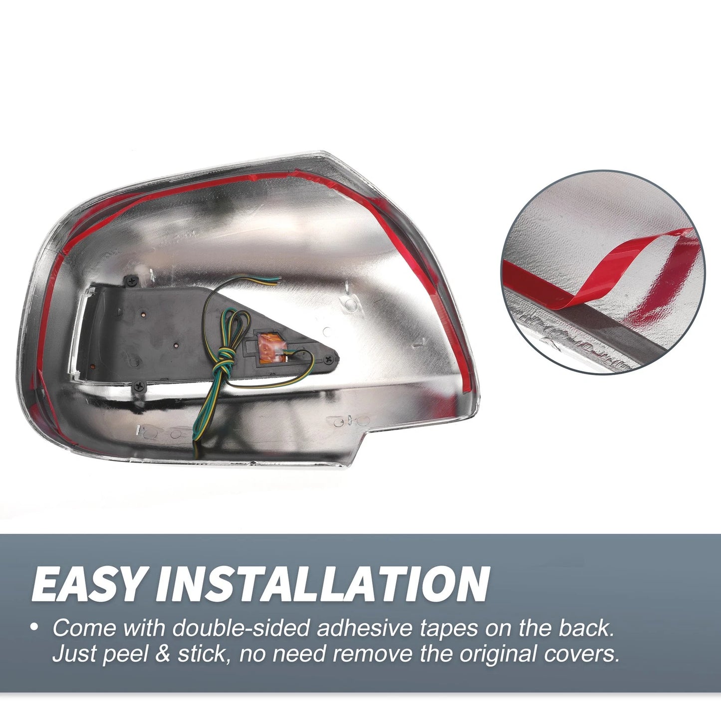 Rearview Mirror Cover Overlay Chrome for Lexus RX330 RX350 (2003)