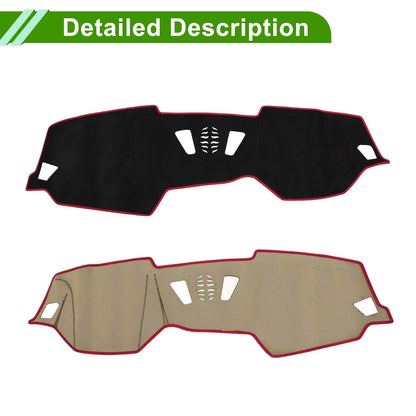 Dashboard Cover Mat for BMW 4 Series (2021-2024) Sun Protector Black Red